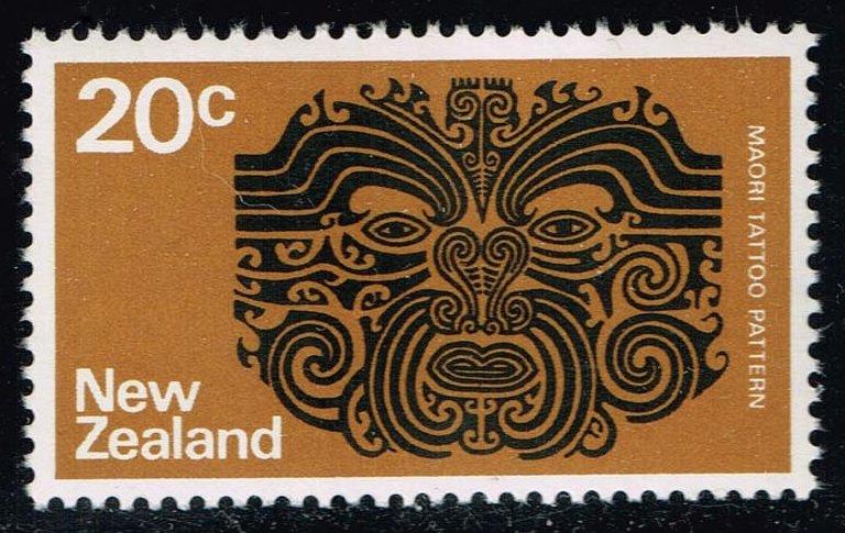 New Zealand #452 Maori Tattoo Pattern; MNH (0.75)