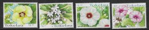 TOKELAU ISLANDS SG283/6 1998 FLOWERS MNH