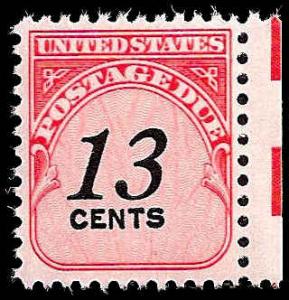 # J103 MINT NEVER HINGED