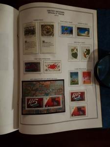 WPPhil United Nations Mint Stamp Collection in Embossed Album