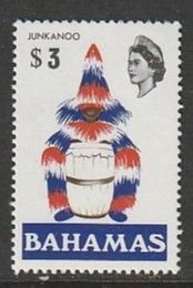 1971 Bahamas - Sc 330 - MNH VF - 1 single - Junkanoo