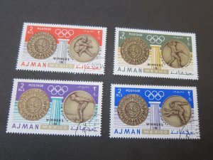 Ajman 1968 Sc 398-401 Olympics CTO FU