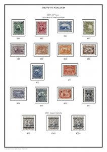 Provinces of  Canada 1851-1949 PDF(DIGITAL) STAMP ALBUM PAGES