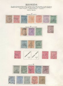 Bermuda Stamps 1865-1904 Approx. CV. $2235 (JH 9/22) GP 