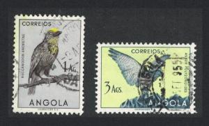 Angola Birds 2v canc SG#463+467