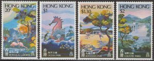 EDSROOM-17060 Hong Kong 365-368 MNH 1980 Complete Botanical Gardens