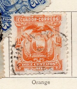 Ecuador 1881 Early Issue Fine Used 10c. NW-114023