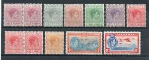 Bahamas - (12) George VI MNH    -      Lot 0420207