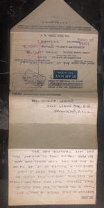 1944 Washington Usa To Germany POW Camp Cover Luft Stalag 3 Prisoner J Perlman