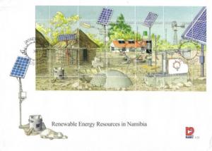 Namibia - 2001 Renewable Energy Sources FDC SG 886a