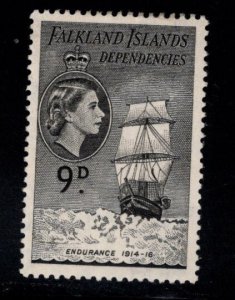 FALKLAND ISLANDS Dependencies Scott 1L27  from 1954 Ship set MH*