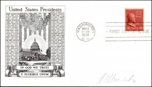 Scott 823 18 Cents Grant Historic Arts FDC Addressed Planty 823-62