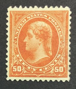 MOMEN: US STAMPS #260 MINT OG H $500 LOT #37133