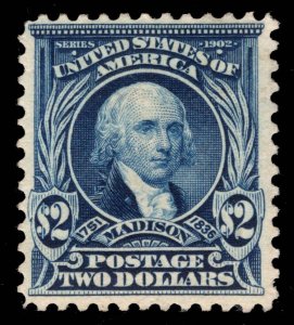 US STAMPS # 312 MINT OG LH CAT. $825 LOT #1506