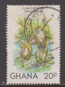 Ghana 782 Clawless Otter 1982