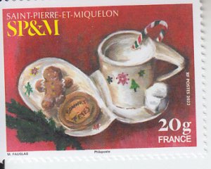 2022 St Pierre & Miquelon Christmas  (Scott NA) MNH