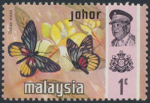 Johore Malaysia   Sc#  176   MVLH   Butterflies    see details  / scans