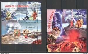 2013 Mozambique Nature Geology Minerals Volcanoes Kb+Bl ** St2560
