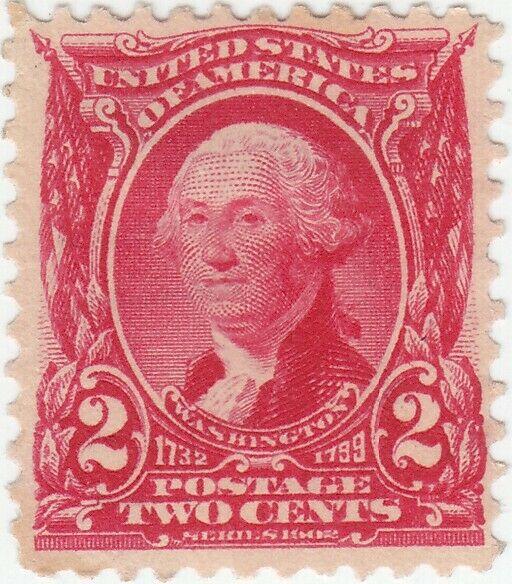 Scott #301 - 2c Carmine - Washington - Used