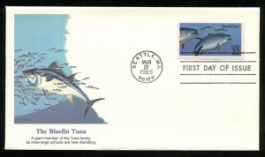 US 2208 Fish Series - Bluefin Tuna UA Fleetwood cachet FDC