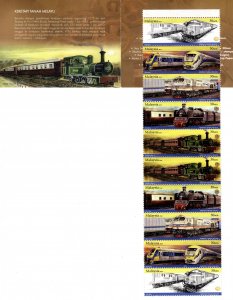 Malaysia 2010 125th Anniversary of KTM, Stamp Booklet [Mint]