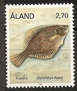 Finland-Aland Isls.  48 MNH 1990 2.70m Fish