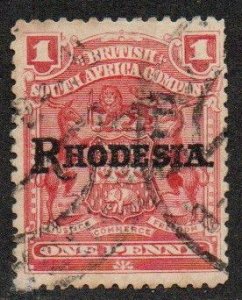 Rhodesia Sc #83 Used