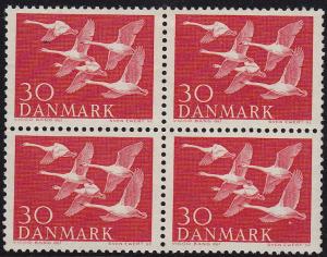Denmark - 1956 - Scott #361 - mint block (2 MNH)