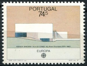 Portugal Sc#1702 MNH, 74.50e multi, Europa (C.E.P.T.) 1987 - Modern Architect...