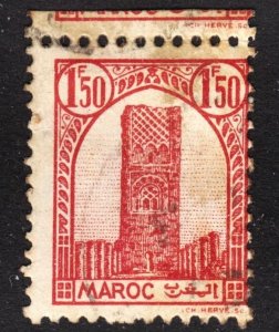 French Morocco Scott 187 Fine used.  FREE...