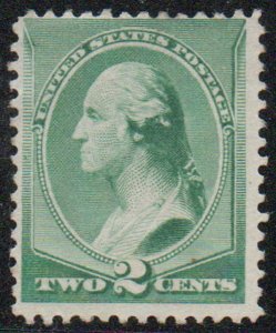 US #213 VF mint, fresh color, no gum, very nice stamp, Choice!