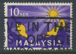 Malaysia   SC# 1   Used Map  1963 see details & Scan        