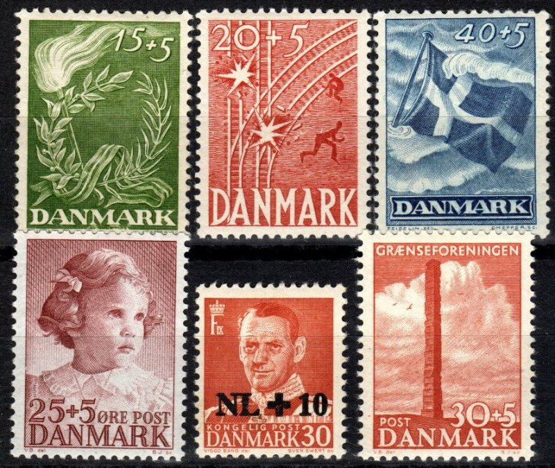 Denmark #B15-8, B20-1 MNH CV $5.00  (X2351)