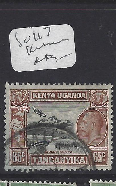 KENYA,UGANDA ,TANGANYIKA (P1710B)  KGV  65C SG 117  KISUMU  CDS VFU