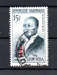 GABON - 1962 - PRESIDENT LEON MBA - Used - 15f -