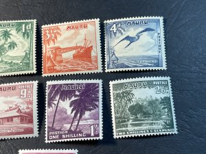 NAURU # 39-47-MINT/NEVER HINGED-----COMPLETE SET------1954(LOTC)