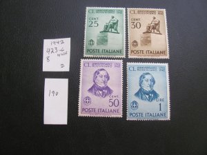 ITALY 1942 MNH SC 423-426 SET  VF $5 (190)