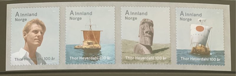 Norway 2014 #1738-41 MNH. Sailing