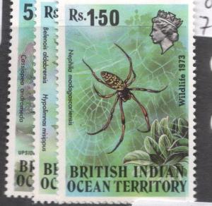 British Indian Ocean Territory SG 54-6 MNH (7dhy) 