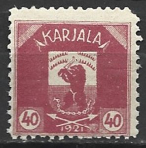 COLLECTION LOT 15130 KARELIA #5 MNH 1922 CV+$16