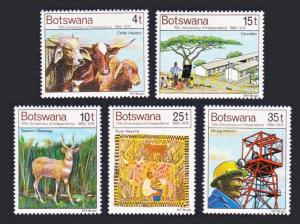 Botswana 10th Anniversary of Independence 5v SG#381-385 SC#169-173