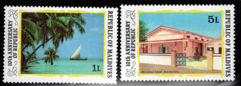 Maldive Islands Scott 773-774 MNH** stamps