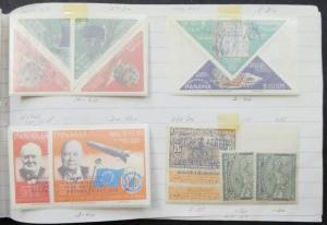 EDW1949SELL : PANAMA Interesting Mint & Used collection on Old Time approval pgs