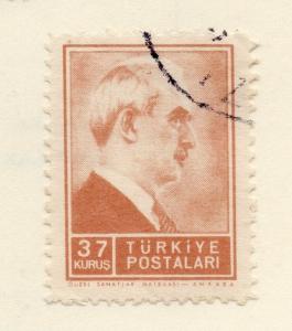 Turkey 1943 Early Issue Fine Used 37K. 091741