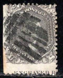 United States Scott 70, used, fancy cancel