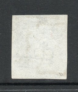 GB QV SG3 1d Greyish Black Plate 11 Fine Used  Cat £4,600 (2)