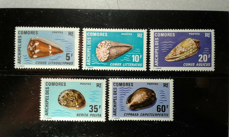 Comores #99-103 MNH e204 8438