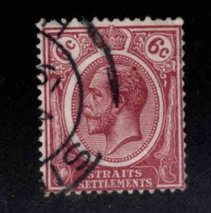 Straits Settlements Scott 188  Used KGV stamp, wmk4,