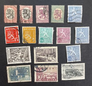 Finland LOT Used - Misc Stamps from Finland [R681]