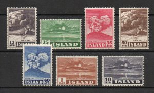 Iceland - Sc# 246 - 252 MNH           -          Lot 0324015